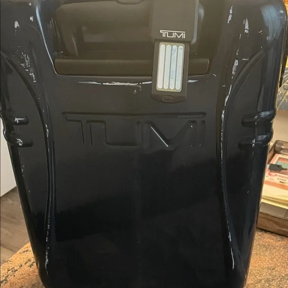 Tumi Navy Hard Shell Luggage - Picture 2 of 13